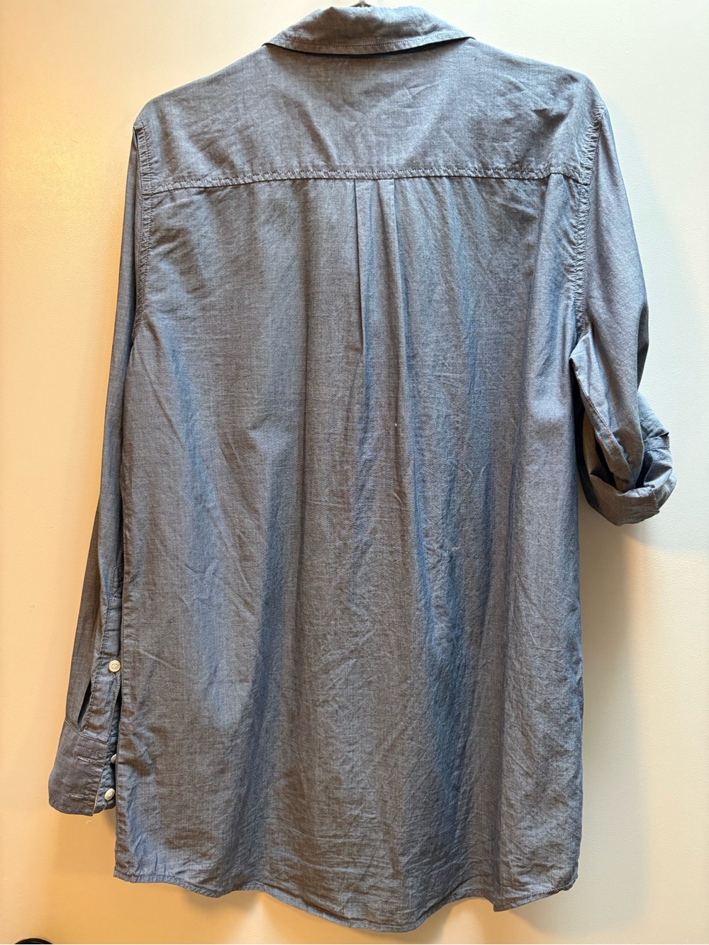 J. Crew Lightweight Long-Sleeve Chambray Shirt in Blue - Picture 4 of 6
